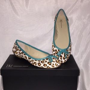 INC Palomeleo Leopard Ballet Flats